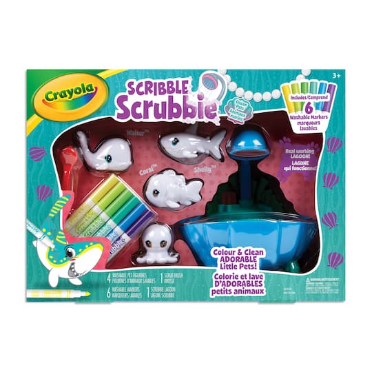 How To Clean Crayola Scribble Scrubbies  